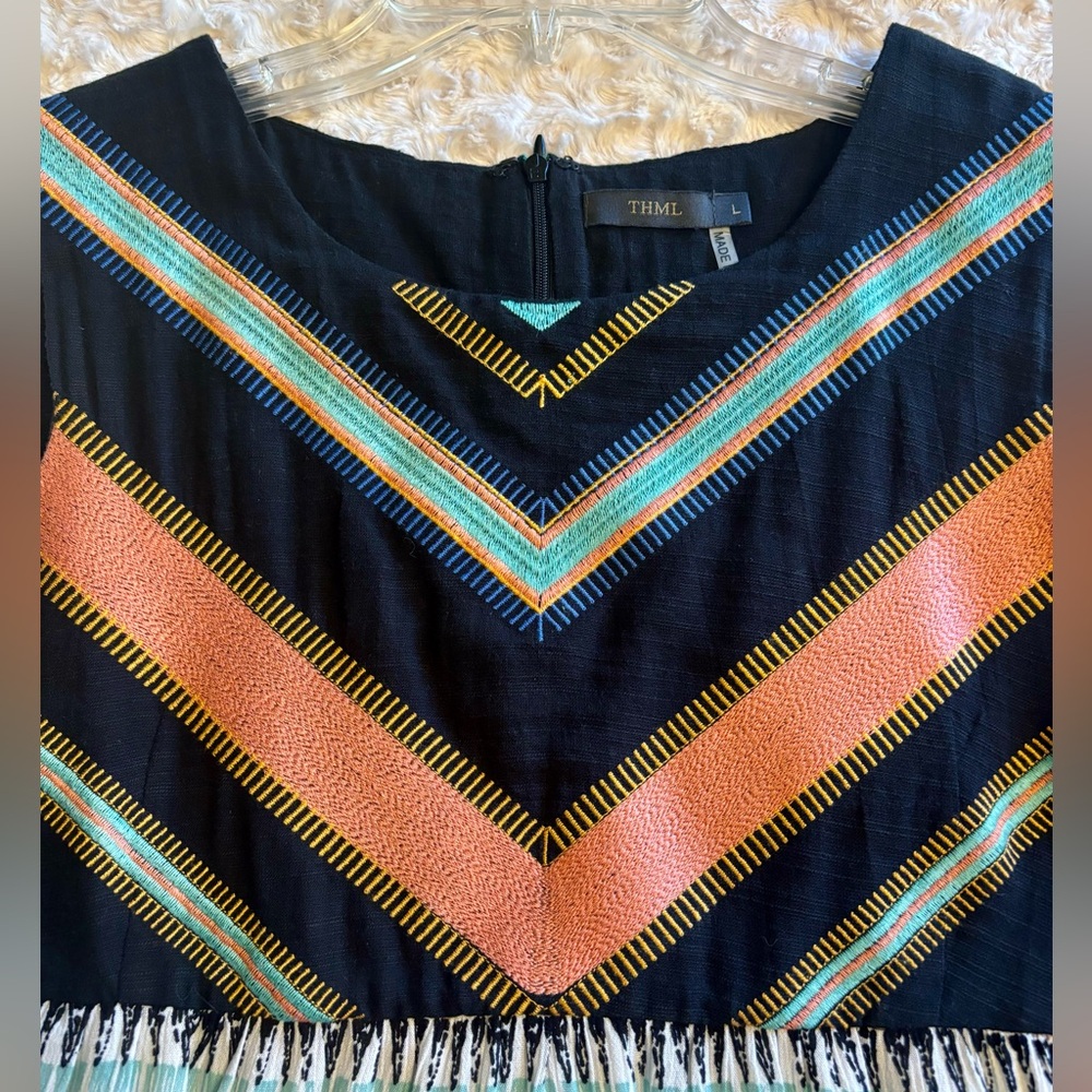 THML Anthropologie sleeveless dress size L - Picture 8 of 11